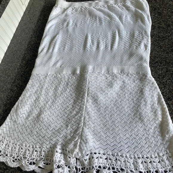 Lilly Pulitzer White Strapless Romper Large - Picture 8 of 9